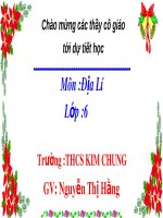 Bài giảng Địa lí lớp 6 bài 15: Lớp vỏ khí của trái đất, khí áp và gió trên trái đất