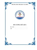 de cuong giua ki 1 toan 6 nam 2022 2023 truong thcs thi tran van dien ha noi 