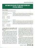 Quy định của bộ luật tố tụng hình sự năm 2015 về bị hại, đương sự 