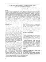 Study on determination of heat pump drying mode for manufacturing red pepper