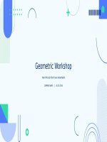 (Mẫu powerpoint) geometric workshop 