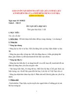 Giáo án ôn tập và kiểm tra giữa kì, cuối kì 1, kì 2 môn địa lí 6 sách KNTT (có đủ ôn tập, đề, đáp án của 4 thời điểm) 