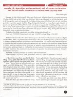 Nguyên tắc bình đẳng, không phân biệt đối xử trong tuyên ngôn thế giới về quyền con người và trong pháp luật việt nam 