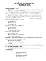 Đề T.Việt 4 - Tin học - Đặng Thị Chung - Thư viện Đề thi & Kiểm tra