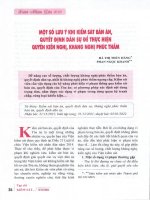 Một số lưu ý khi kiểm sát bản án, quyết định dân sự để thực hiện quyền kiến nghị, kháng nghị phúc thẩm 