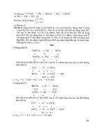 Kĩ thuật giải nhanh bài toán hay và khó hóa học 11 vul013