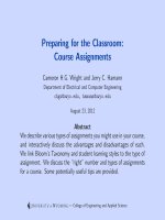 Preparing-for-the-Classroom-Course-Assignments