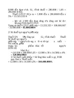 BÀI tập THUẾ 0002 0101 