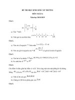 150 đề HSG toán 6 cấp trường 2018 2019 