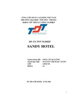 ĐÒ ÁN TÓT NGHIỆP SANDY HOTEL