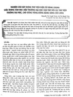 Nghiên cứu xây dựng thư viện điện tử dùng chung giữa trung tâm học liệu trường đại học cần thơ với các thư viện trường đại học, cao đẳng vùng đồng bằng sông cửu long 