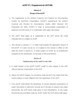 eUCP V1.1 Supplement to UCP 600 TIẾNG ANH