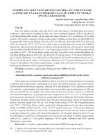 Nghiên cứu khả năng kháng oxy hóa, ức chế enzyme α-amylase và α-glucosidase của cao chiết từ vỏ lựu (Punica granatum)