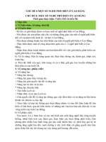 Giáo án chủ đề 8  CHỦ ĐỀ 8: MỘT SỐ NGHỀ PHỔ BIẾN Ở CAO BẰNG  Giáo dục địa phương lớp 7