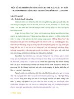 MỘT số BIỆN PHÁP gây HỨNG THÚ