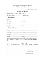 Mẫu Biên bản trả lại hàng