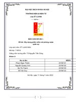 BÁO cáo đồ án i  đề tài xây dựng phần mềm mô phỏng radar quân sự 