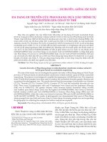 Đa dạng di truyền cừu Phan Rang dựa vào trình tự nucleotide gen coi ở ty thể