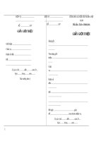 Mẫu Giấy giới thiệu công ty