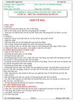 TUẦN 34   TIẾT 101   SINH HOẠT dưới cờ 