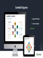 (Mẫu powerpoint) dumbbell diagrams showeet(widescreen) 