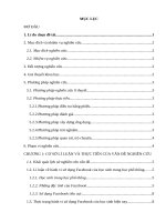 GIẢI PHÁP điều CHỈNH HÀNH VI sử DỤNG FACEBOOK TIÊU cực CHO học SINH TRUNG học