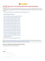 Giải SBT Toán 9 bài 3 Liên hệ giữa phép nhân và phép khai phương