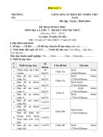 Phụ lục 1, 2, 3 môn lịch sử địa lí 7 sách kết nối trit hức với cuộc sống (phần địa lí) 