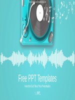 (Mẫu powerpoint) creative music concept powerpoint templates 