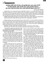 hững điểm mới về bảo vệ quyền bất khả xâm phạm về tính mạng, sức khỏe của con người trong bộ luật hình sự năm 2015, sửa đổi bổ sung năm 2017 