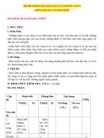 Bộ đề kiểm tra giữa kì và cuối kì 1 môn giáo dục công dân 9 có ma trận  2022 