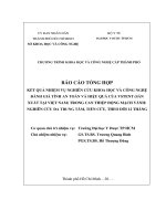 Đánh giá tính an toàn và hiệu quả của vstent (sản xuất tại việt nam) trong can thiệp động mạch vành nghiên cứu đa trung tâm, tiến cứu theo dõi 12 tháng 