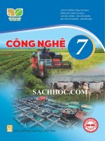 Sách giáo khoa công nghệ 7   kết nối tri thức với cuộc sống 