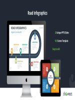 (Mẫu powerpoint) road infographics showeet(widescreen) 