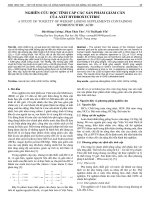 Nghiên cứu độc tính cấp các sản phẩm giảm cân của axit hydroxycitric