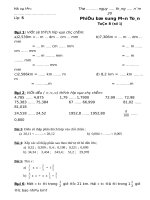 BÀI tập CUỐI TUẦN lớp 5 bộ 1 TUẦN  (9) 