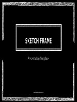 (Mẫu powerpoint) sketch frame PPT template 
