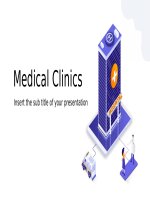 (Mẫu powerpoint) medical clinics 