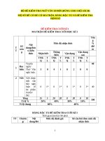 Bộ đề kiểm tra giữa kì và cuối kì ngữ văn 10 mới có ma trận, đặc tả (dùng cho 3 bộ sách) 