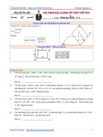 E3   xác định đại lượng ẩn tính thể tích 