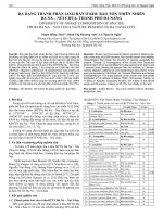 Đa dạng thành phần loài rắn ở Khu bảo tồn thiên nhiên Bà Na – Núi Chúa, thành phố Đà Nẵng