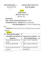 Kế hoạch giáo dục, phụ lục 1, 2, 3 môn lịch sử   địa lí 7 sách kết nối tri thức với cuộc sống 