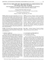 NHÂN tố tác ĐỘNG đến mức độ CHẤP NHẬN của KHÁCH HÀNG 