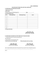 MẪU TỜ KHAI BỔ SUNG VỀ HÀNG HÓA XUẤT KHẨU, NHẬP KHẨU Mẫu số 03/KBS/GSQL