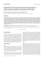 diagnostic role of magnetic resonance angiography in swyer james syndrome case series of two cases 