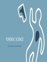 forensic science thesis 