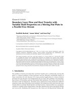 boundary layer flow and heat transfer with variable fluid properties on a moving flat plate in a parallel free stream 