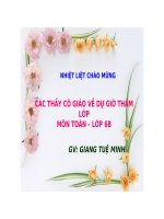 Giáo án trình chiếu môn toán 6 sách cánh diều bài 5 lũy thừa với số mũ tự nhiên tiết 2 