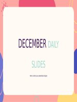 december daily slides 