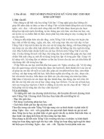 (SKKN HAY NHẤT) một số biện pháp răng kỹ năng đọc cho học sinh lớp một 